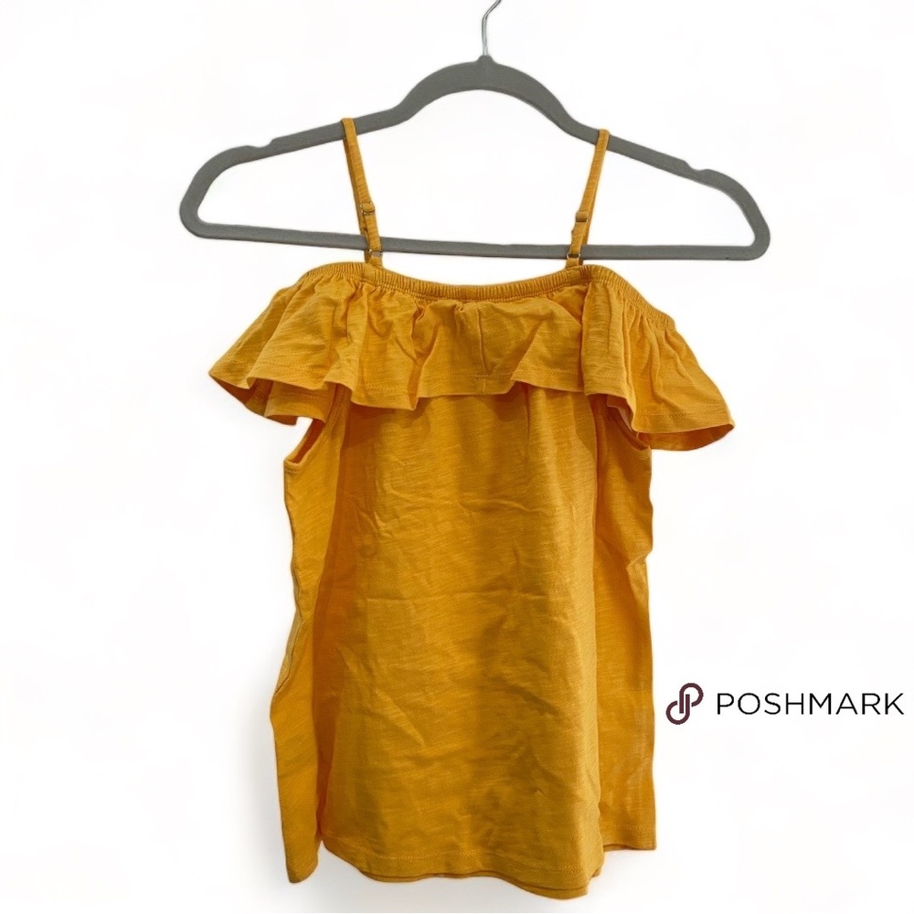 ▪️ FOREVER 21 GIRLS OFF THE SHOULDER TOP MUSTARD ▪️
